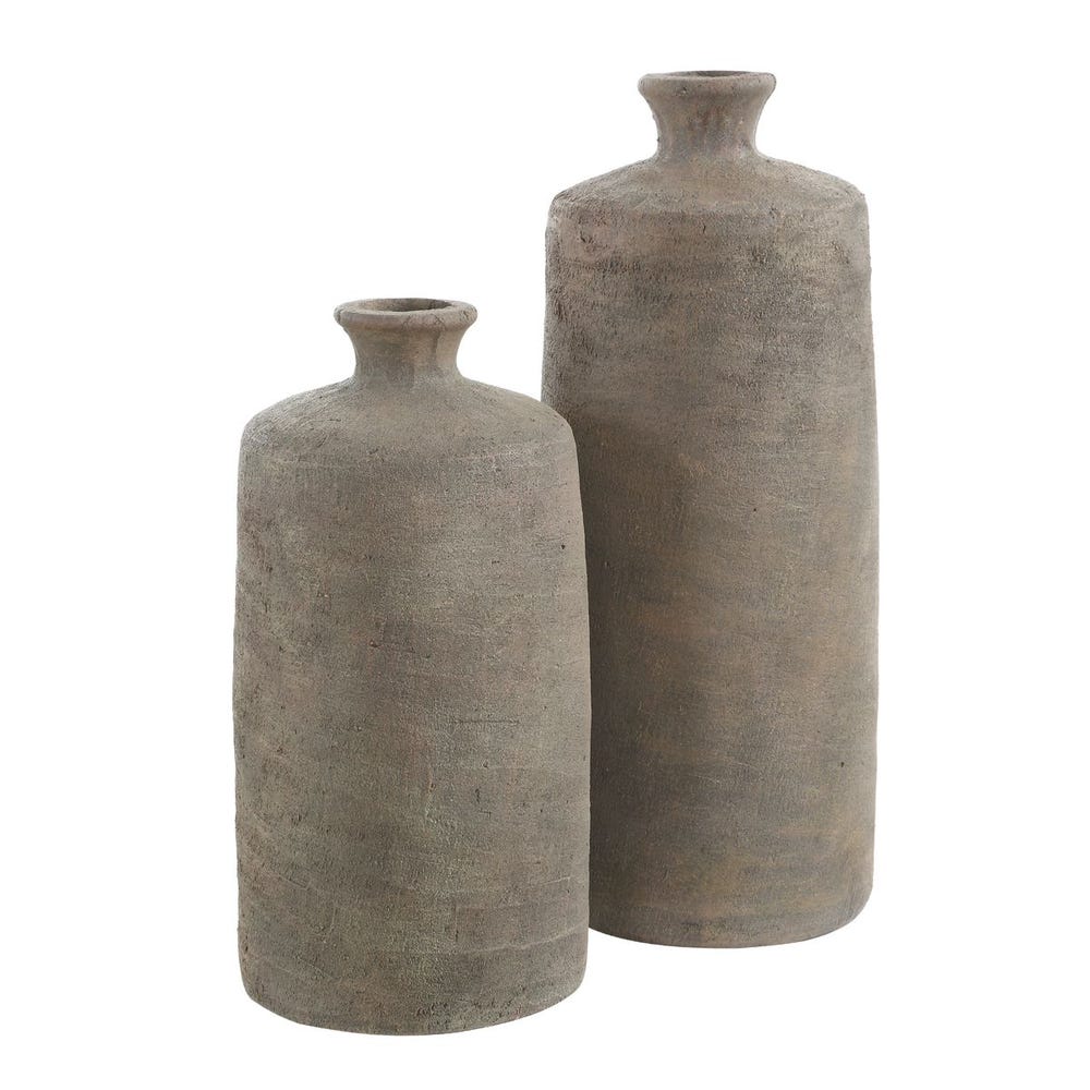 Uttermost Terrene Clay Vases ~ Set Of 2 - Image 3