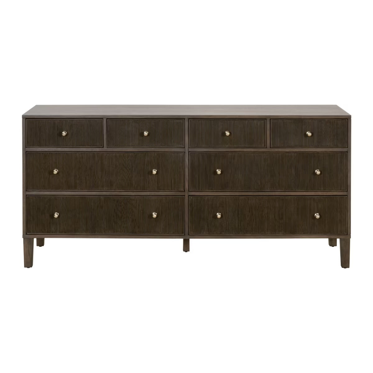 Essentials For Living Highland 8-Drawer Double Dresser~ Dutch Brown Oak - Image 1