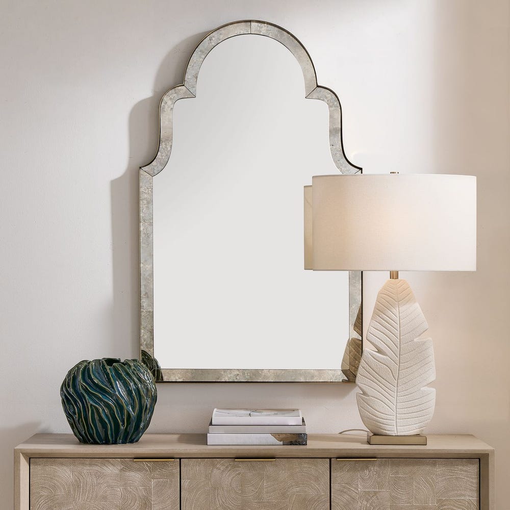 Uttermost Brayden Antique Arch Mirror - Image 1