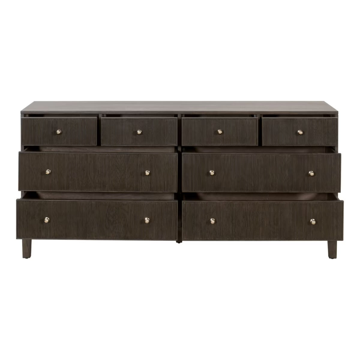 Essentials For Living Highland 8-Drawer Double Dresser~ Dutch Brown Oak - Image 2