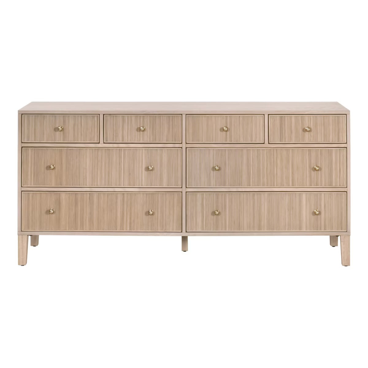 Essentials For Living Highland 8-Drawer Double Dresser~ Natural Oak - Image 1