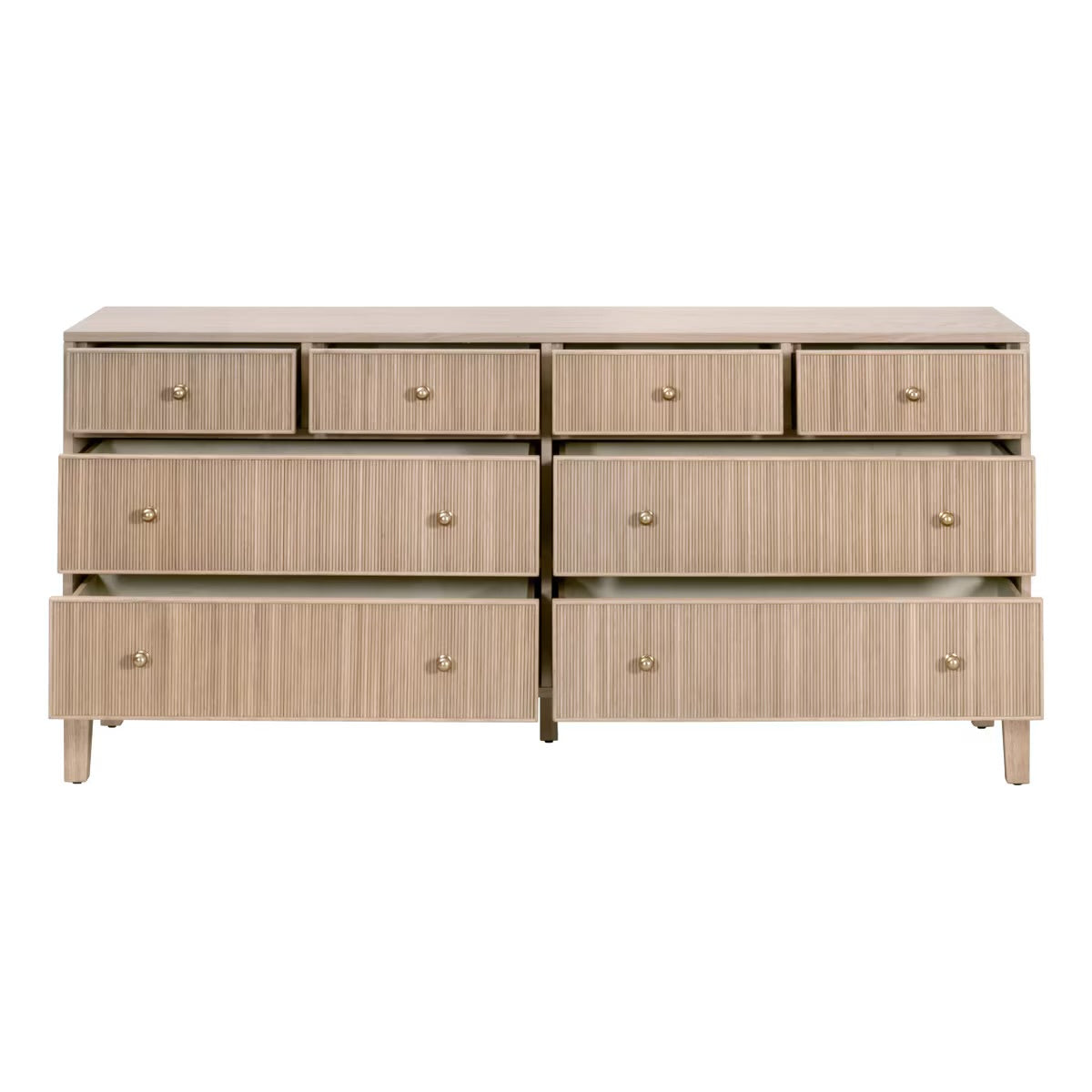Essentials For Living Highland 8-Drawer Double Dresser~ Natural Oak - Image 2