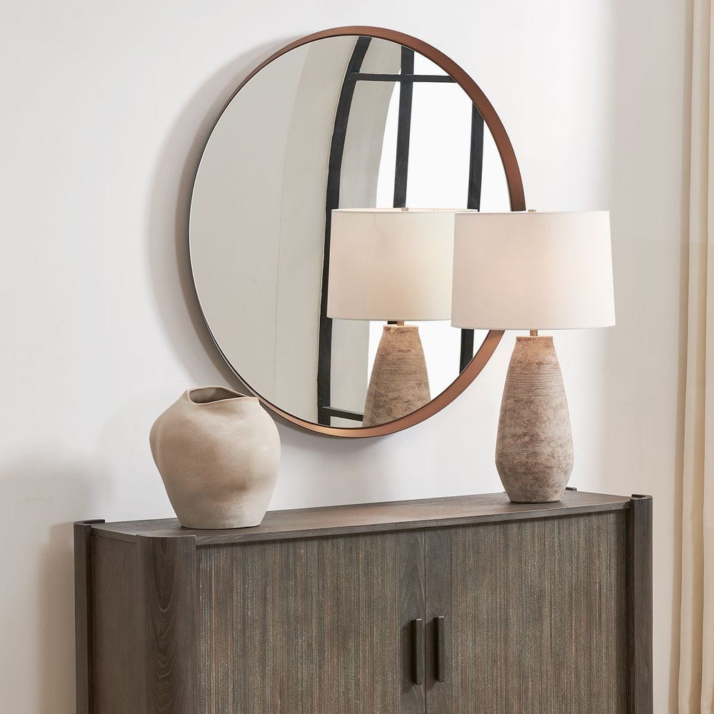 Uttermost Torrado Round Bronzed Mirror - Image 2
