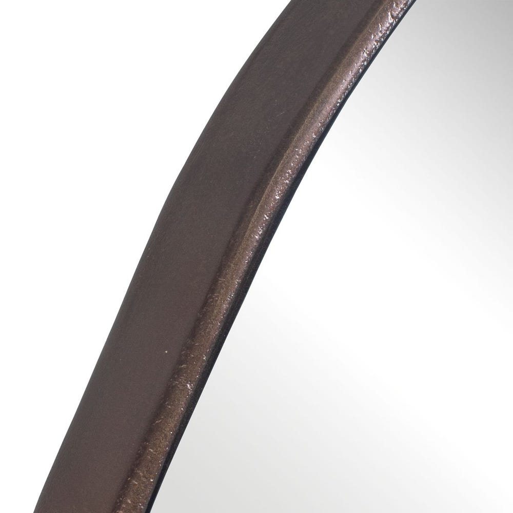 Uttermost Lowen Dark Bronze Round Mirror - Image 3