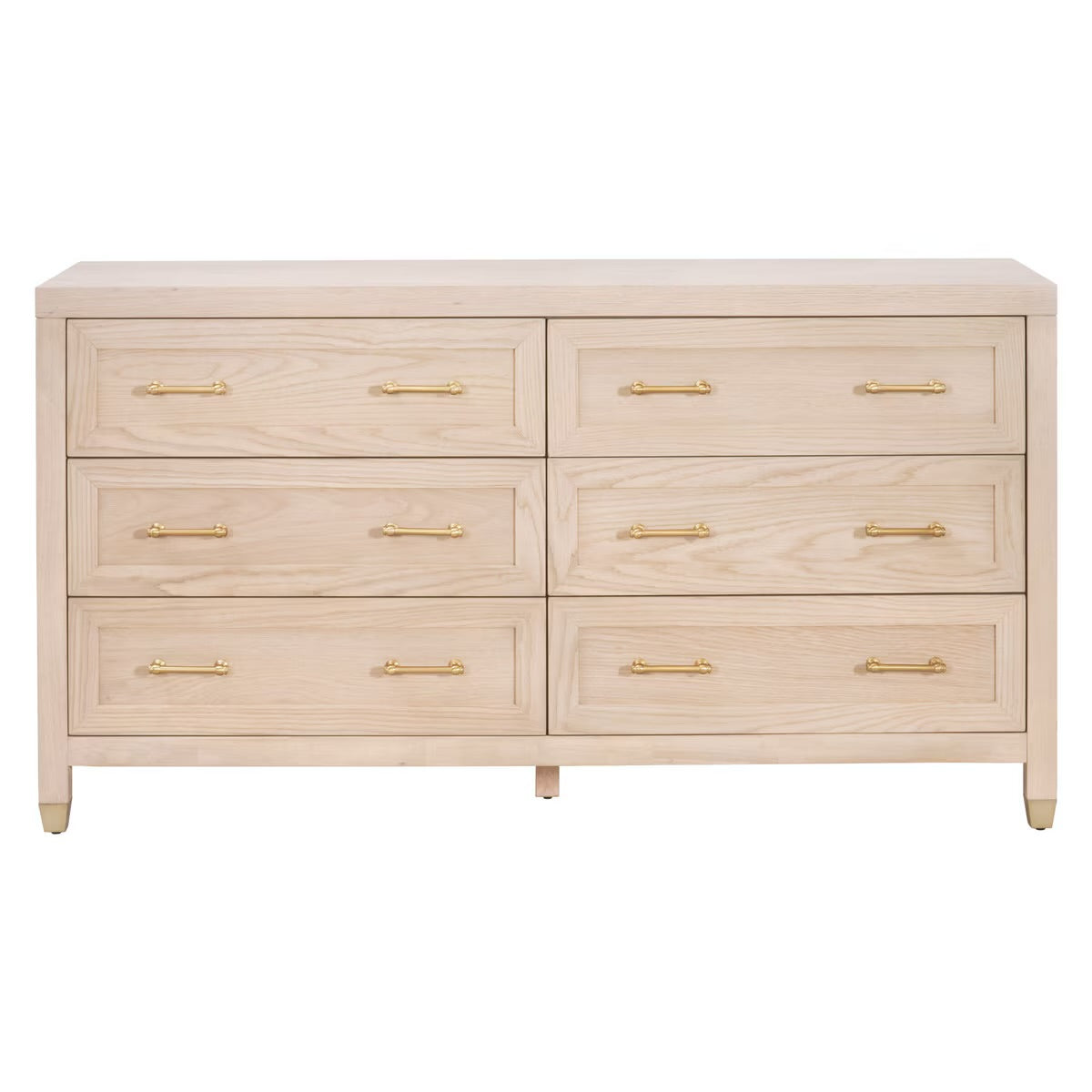 Essentials For Living Stella 6-Drawer Double Dresser ~ Light Honey Oak - Image 1