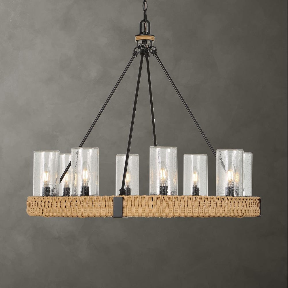 Uttermost Palm Royal 8 Light Chandelier ~ Indoor And Outdoor Use
