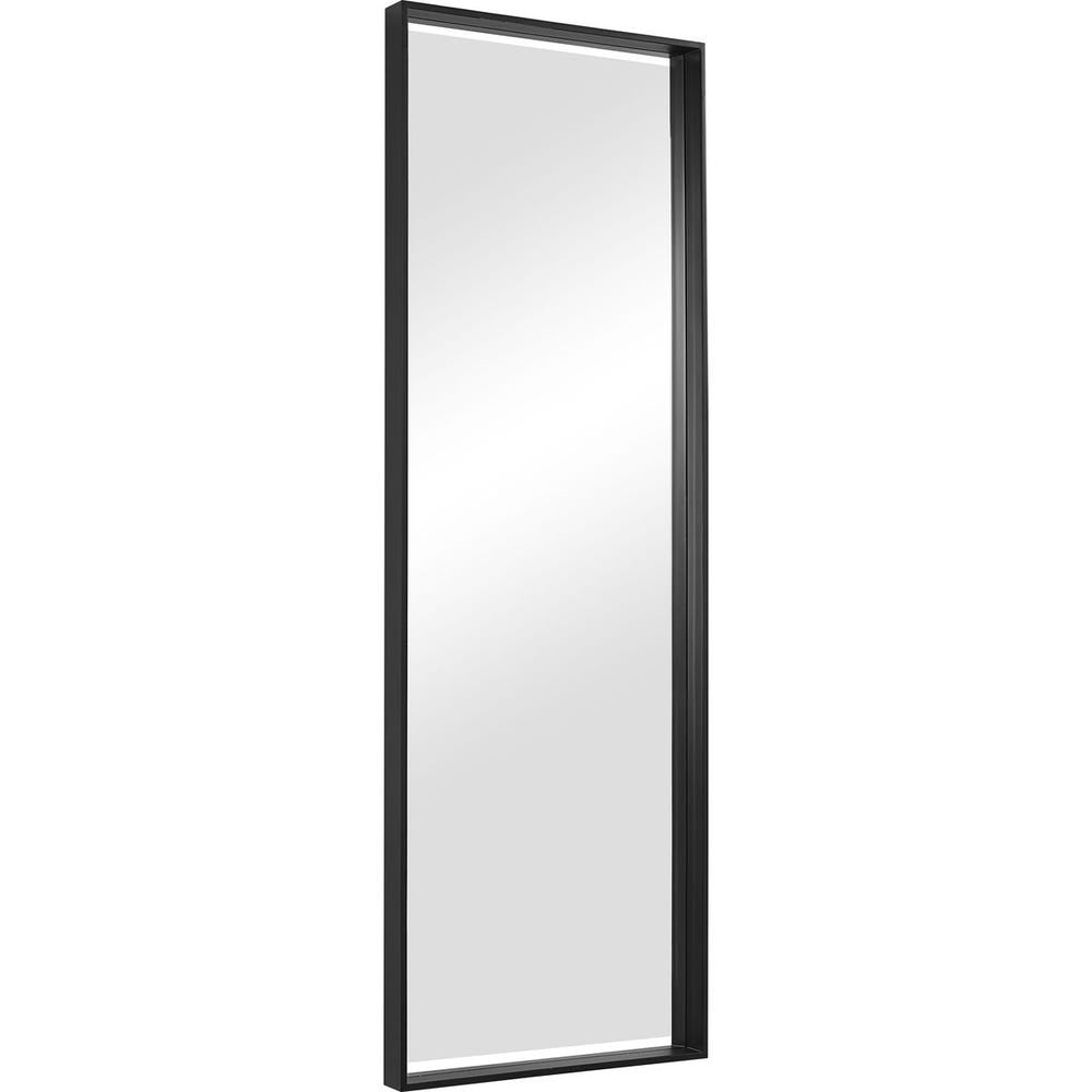 Uttermost Kahn Matte Black Iron Framed Oversized Mirror - Image 3
