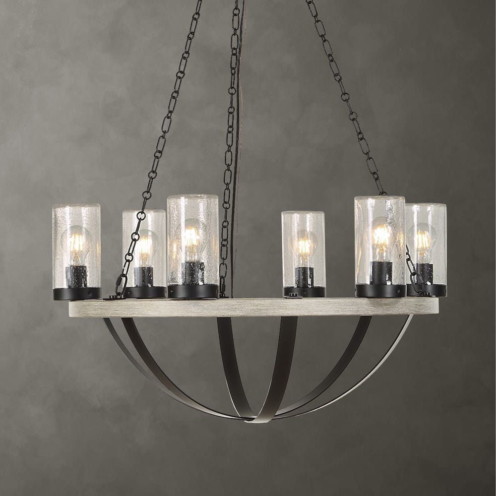 Uttermost Edgecomb 6 Light Chandelier ~ Indoor And Outdoor Use
