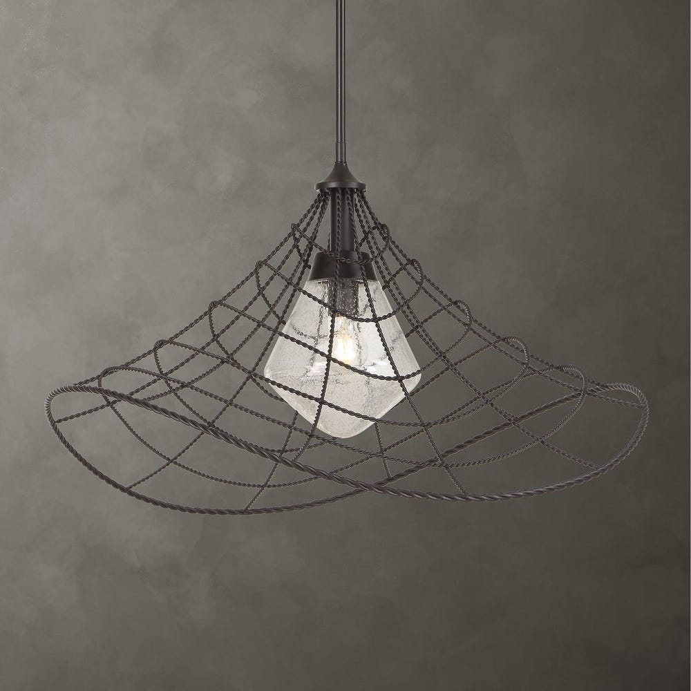 Uttermost Whirlwind 1 Light Pendant ~ Indoor And Outdoor Use
