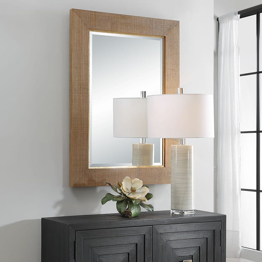 Uttermost Bungalow Solid Wood Frame Mirror - Image 2