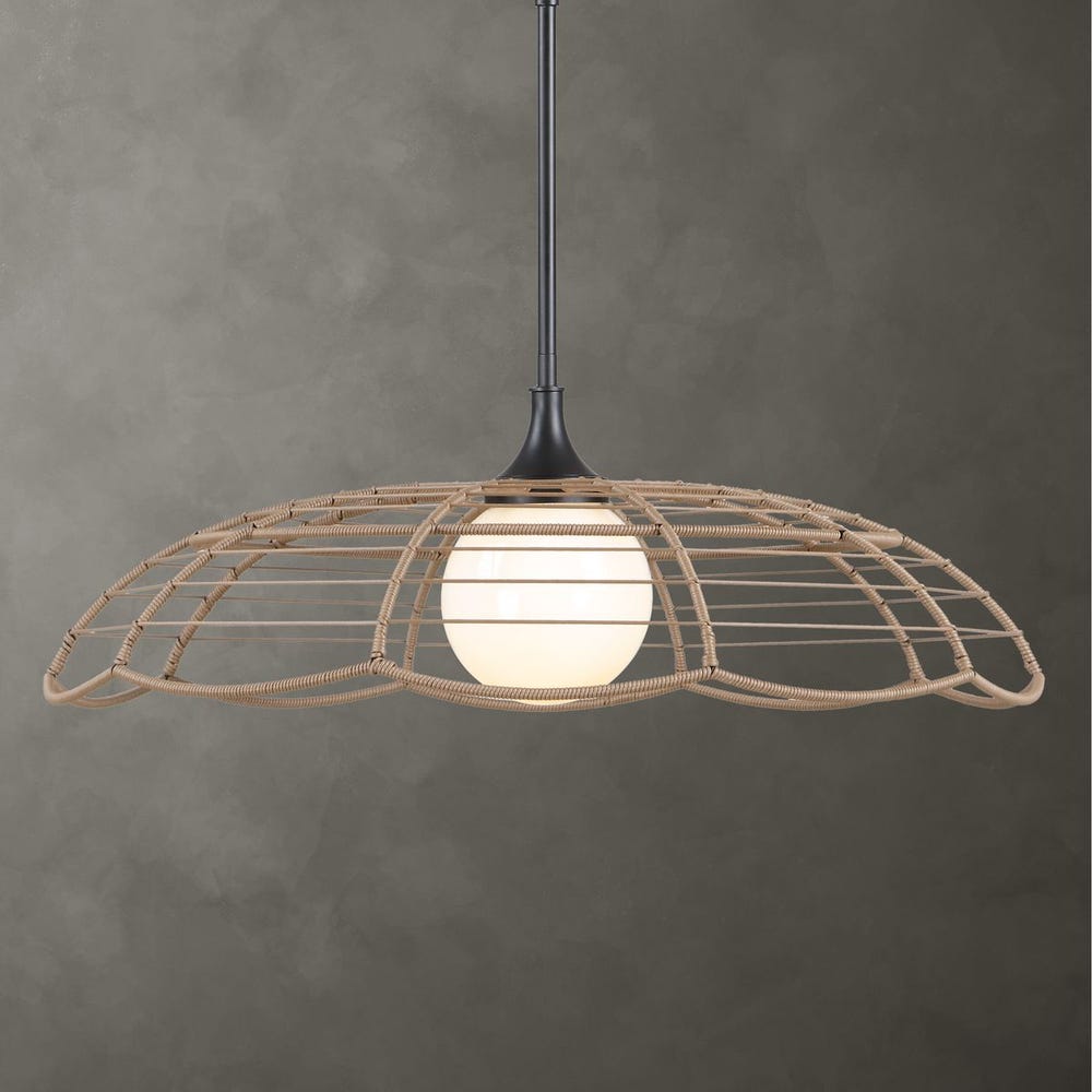 Uttermost Lakeside 1 Light Pendant ~ Indoor And Outdoor Use