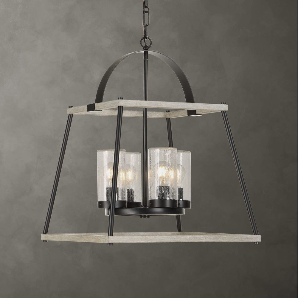 Uttermost Edgecomb 4 Light Pendant ~ Indoor And Outdoor Use
