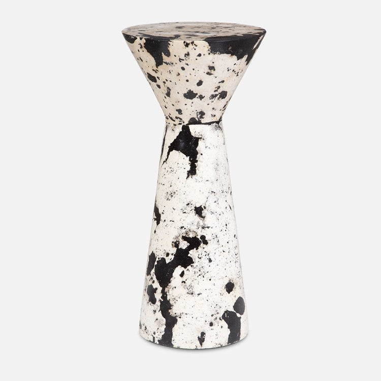 Uttermost Lenora Limestone Hourglass Drink Table - Image 3