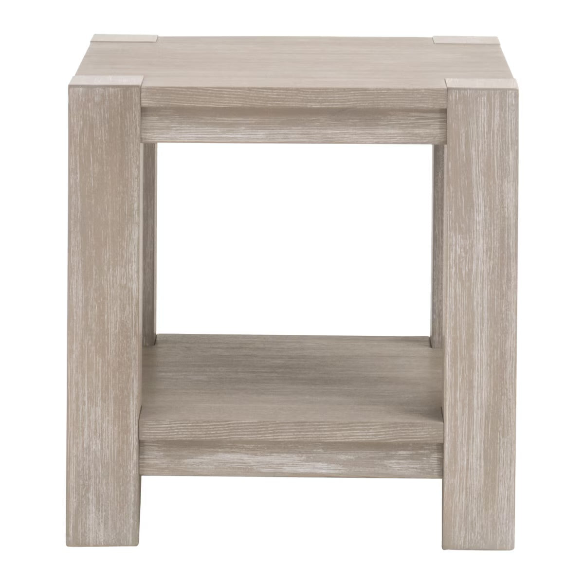 Essentials For Living Adler End Table ~ Natural Gray Acacia