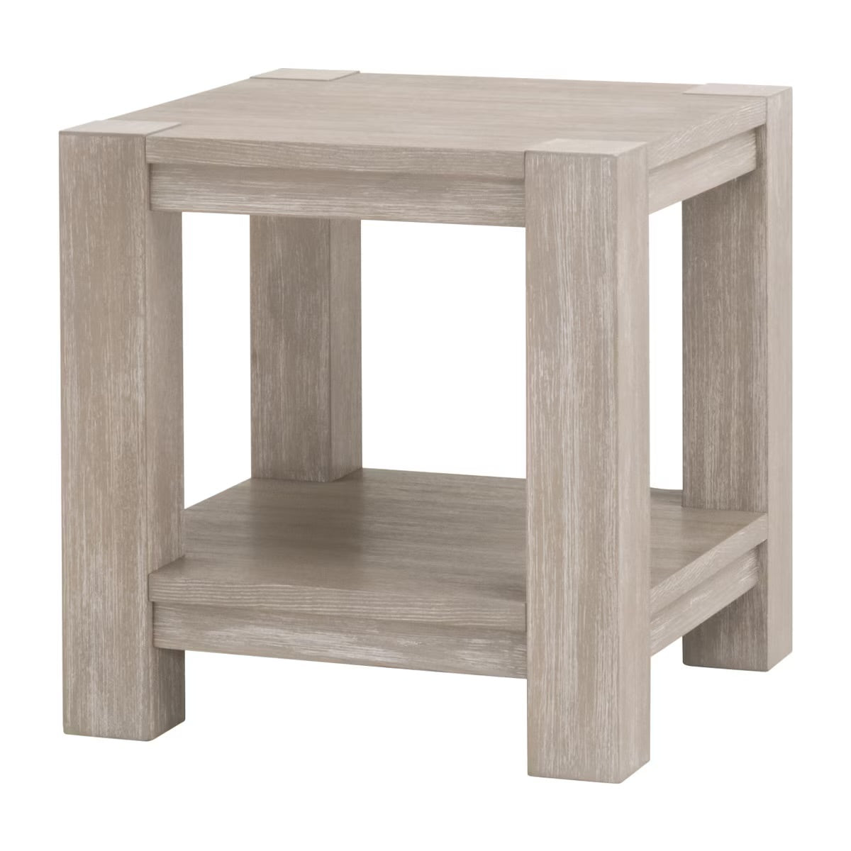 Essentials For Living Adler End Table ~ Natural Gray Acacia - Image 2