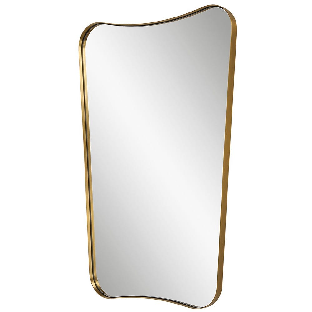 Uttermost Belvoir Antique Brass Mirror - Image 3
