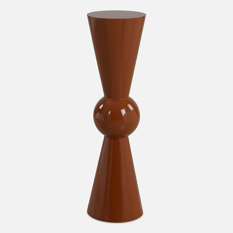Uttermost Hepler High Gloss Terracotta Drink Table - Image 2