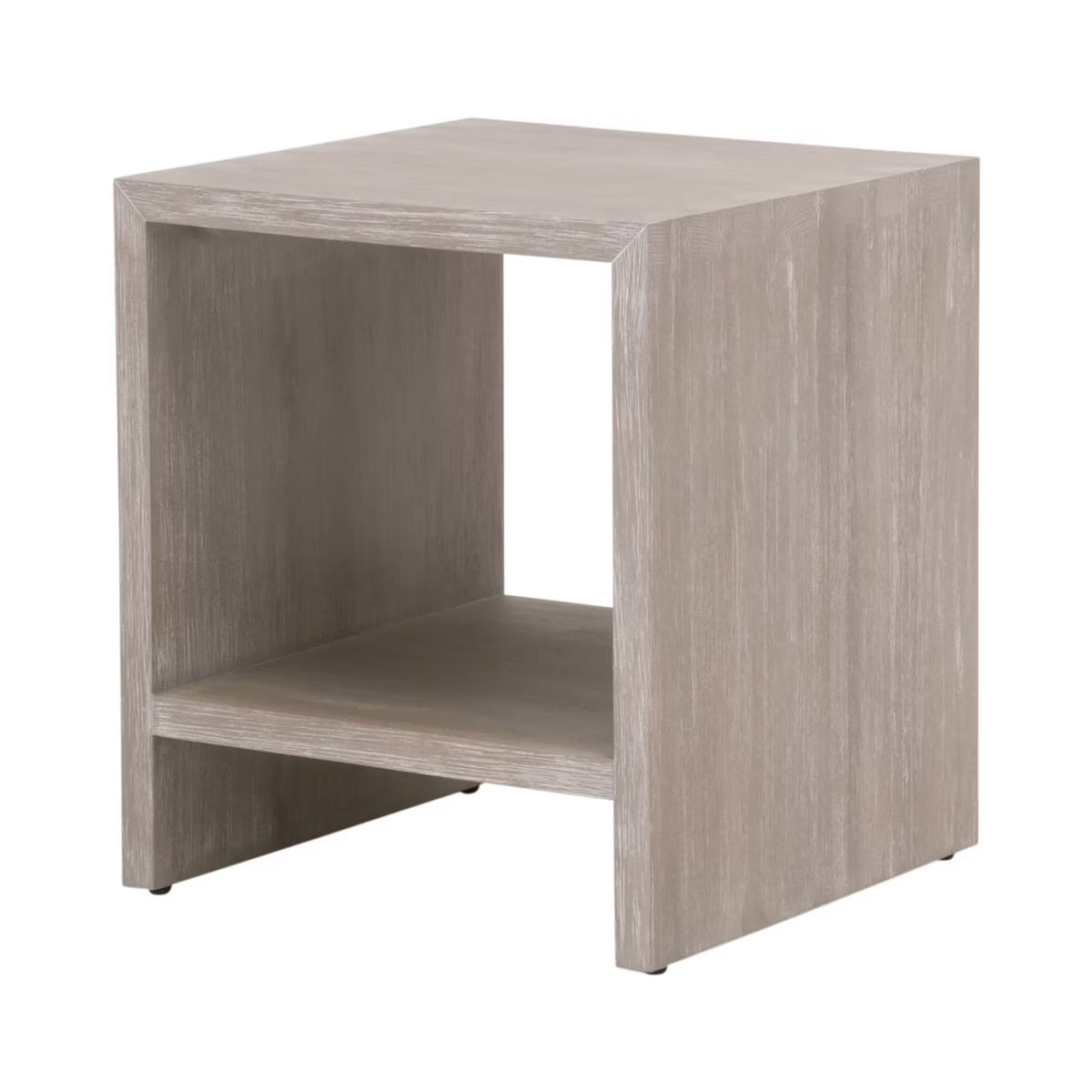 Essentials For Living Dovetail End Table ~ Natural Gray Acacia - Image 2