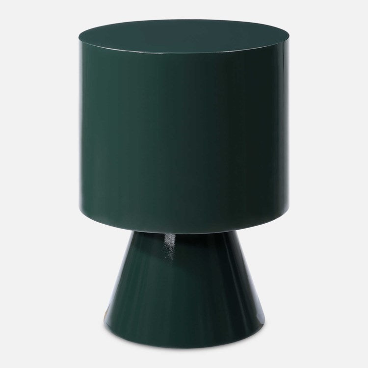 Uttermost Denison Forest Green Lacquer Accent Table - Image 2