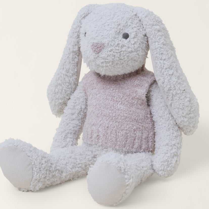 Barefoot Dreams CozyChic Bunny Buddie With Vest ~ Baby Plushie - Image 2