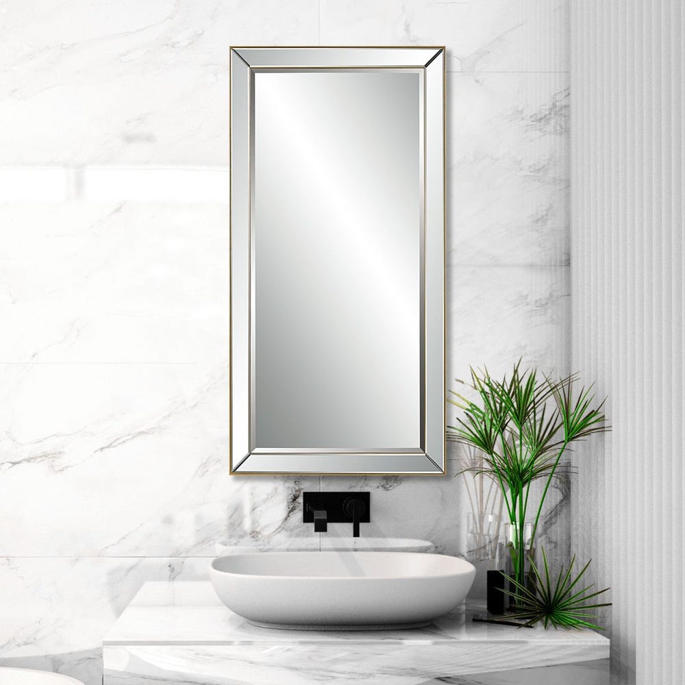 Uttermost Lytton Slim Gold Frame Mirror - Image 2