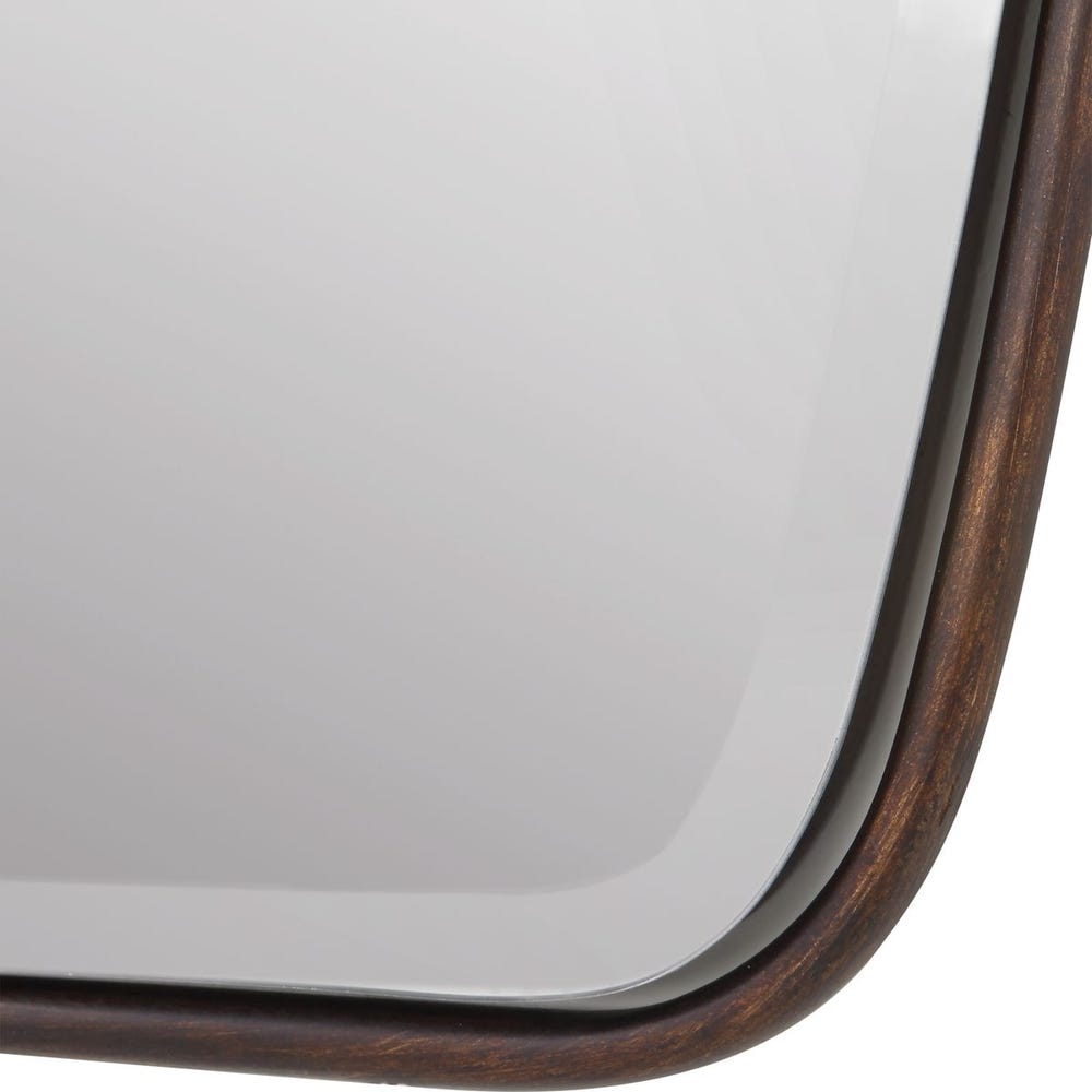 Uttermost Canillo Lightly Distressed Dark Bronze Mirror - Image 2
