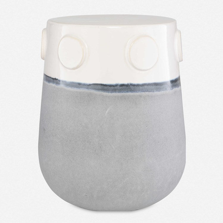 Uttermost Mulvane Glazed Ceramic Garden Stool - Image 2