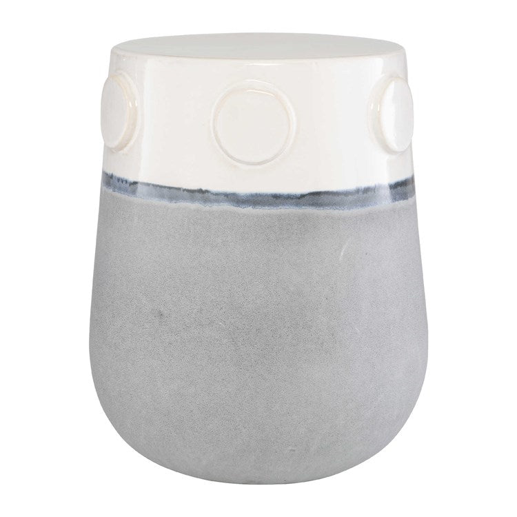 Uttermost Mulvane Glazed Ceramic Garden Stool - Image 3