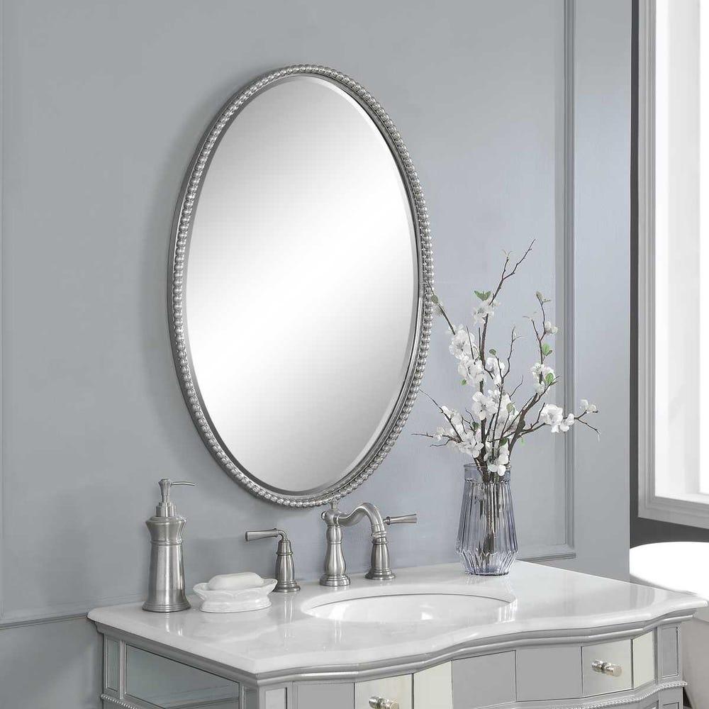 Uttermost Sherise Brushed Nickel Mirror - Image 2