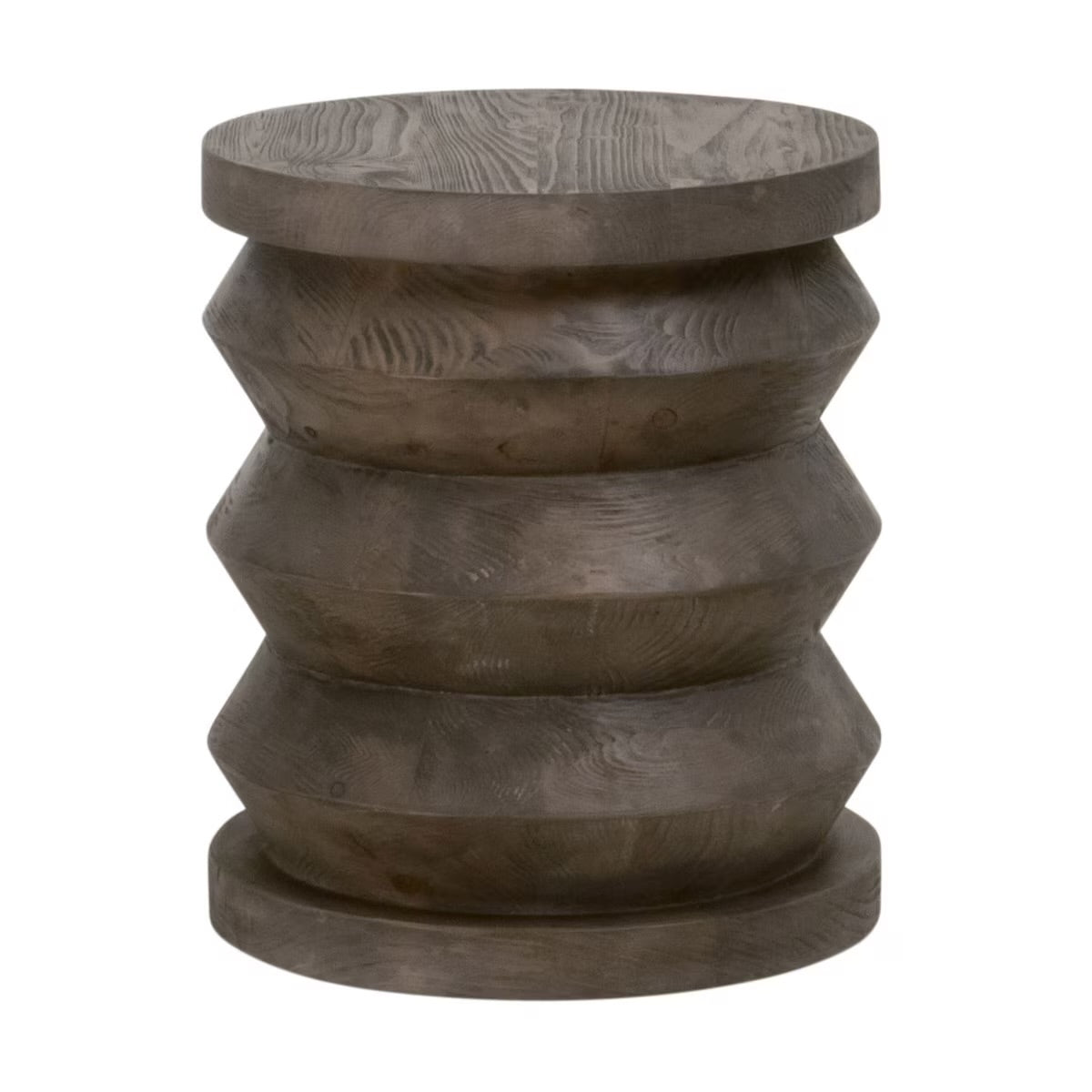 Essentials For Living Pier Accent Table~ Drift Brown Pine
