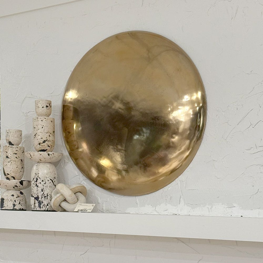 Uttermost Bombay Gold Finish Metal Wall Decor ~ Outdoor Use - Image 2