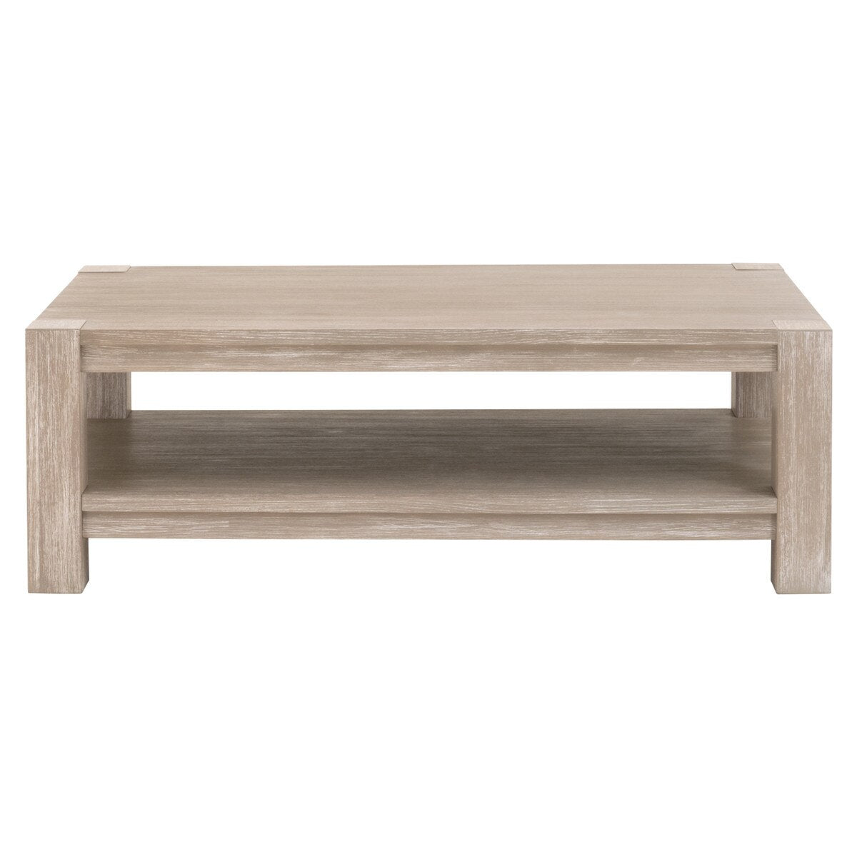 Essentials For Living Adler Rectangle Coffee Table ~ Natural Gray Acacia - Image 1