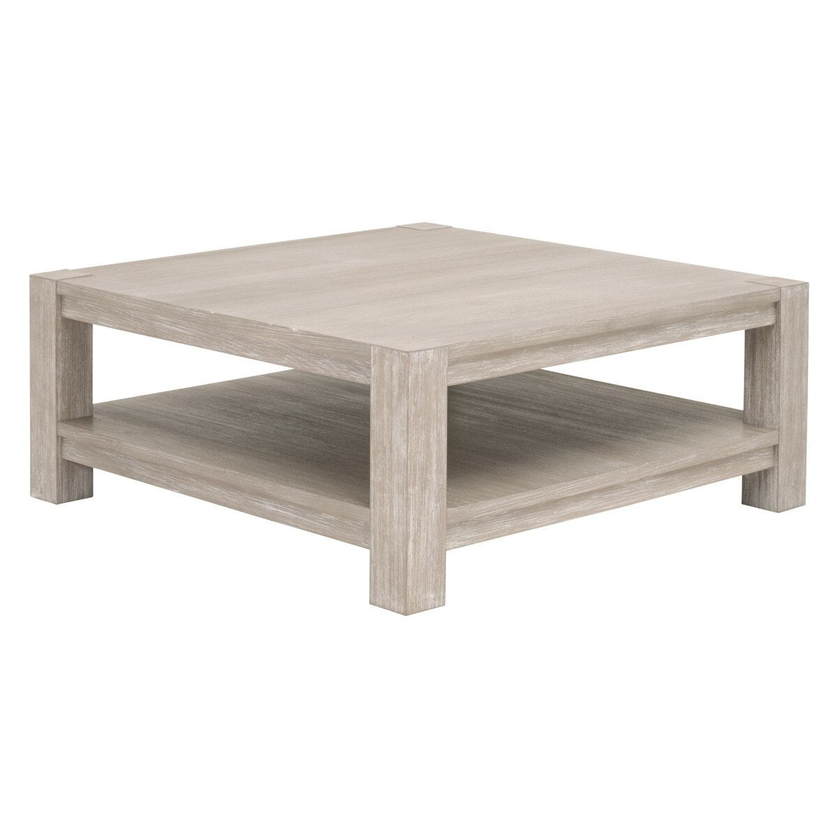 Essentials For Living Adler Square Coffee Table ~ Natural Gray Acacia - Image 3