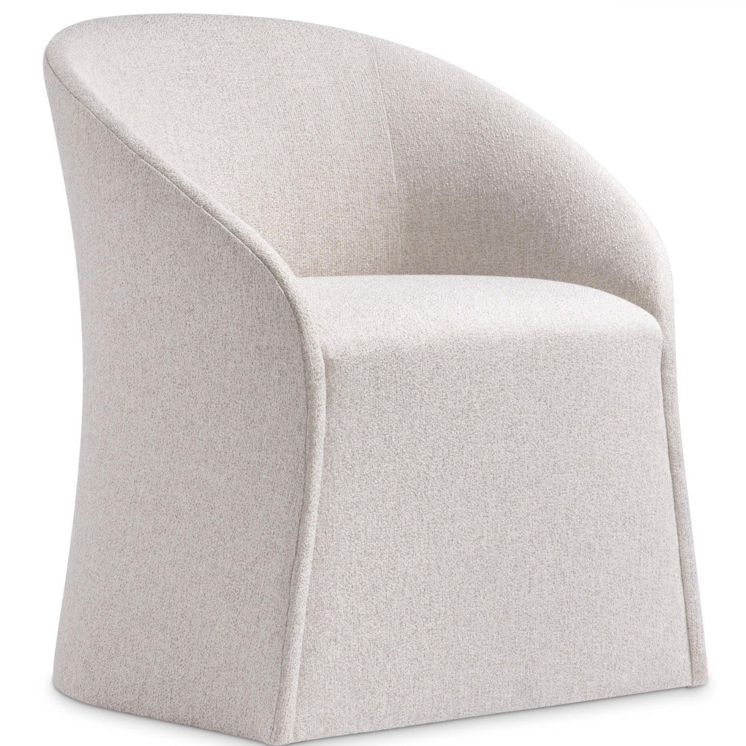 Bernhardt Loft Antibes Collection Upholstered Dining ArmChair - Image 3