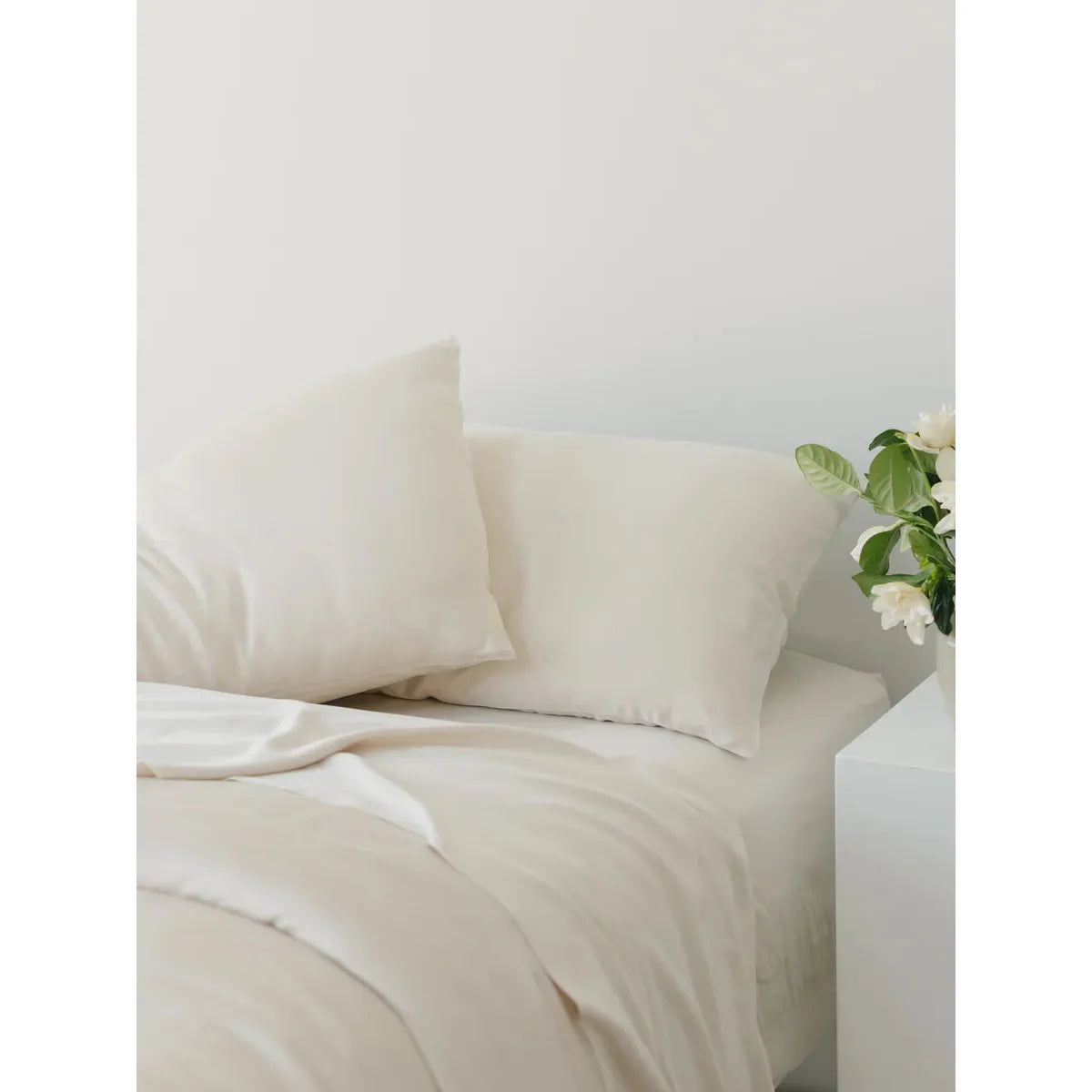 Cozy Earth Oat Bamboo Sheet Set Available in Queen and King Sizes