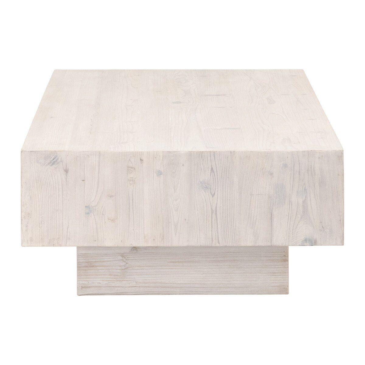 Essentials For Living Montauk Coffee Table ~ White Wash Pine - Image 3