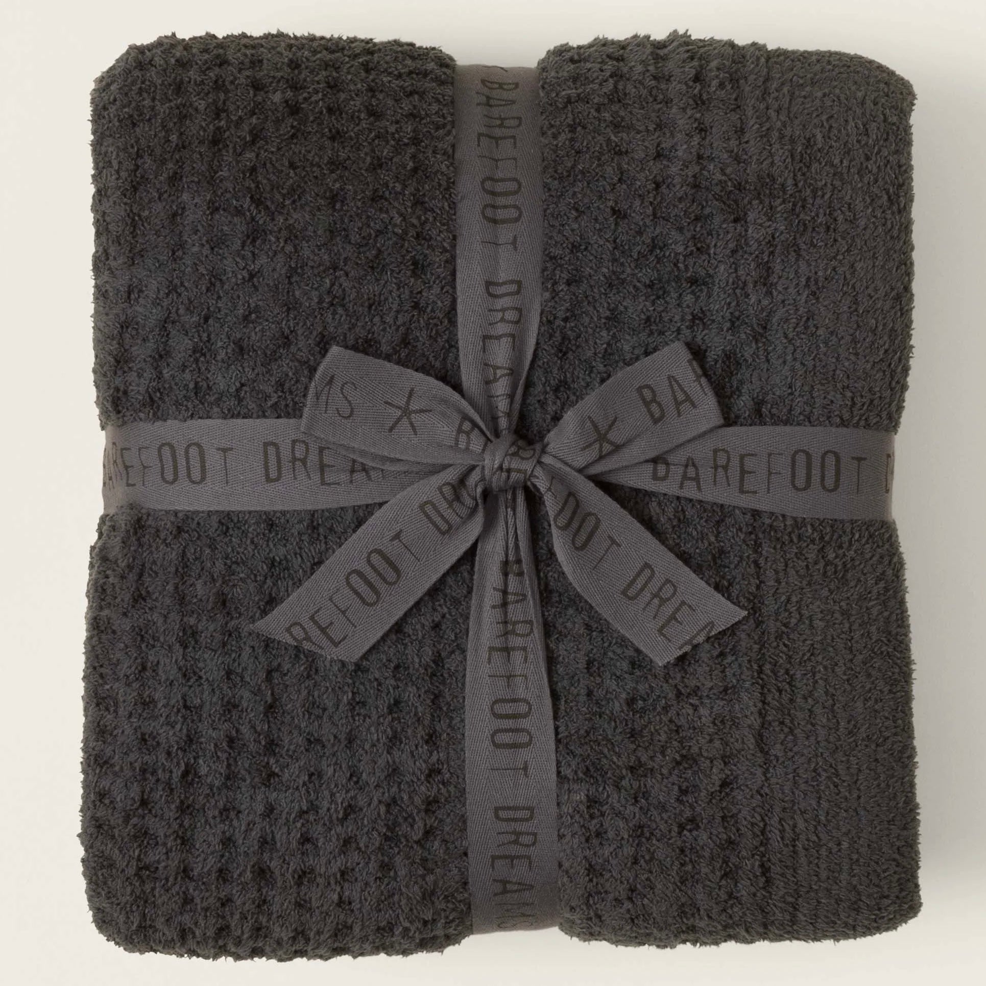 Barefoot Dreams CozyChic Carbon Waffle Throw Blanket