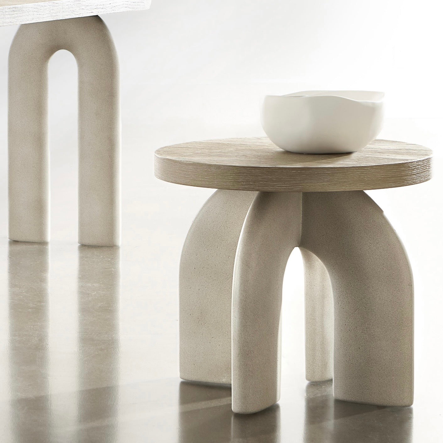 Bernhardt Loft Antibes Collection Arches Side Table
