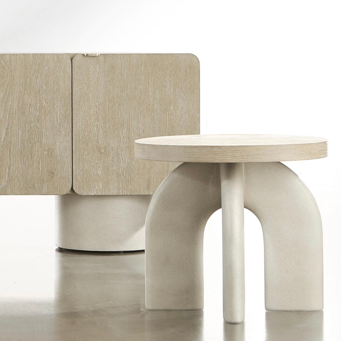 Bernhardt Loft Antibes Collection Arches Side Table - Image 2