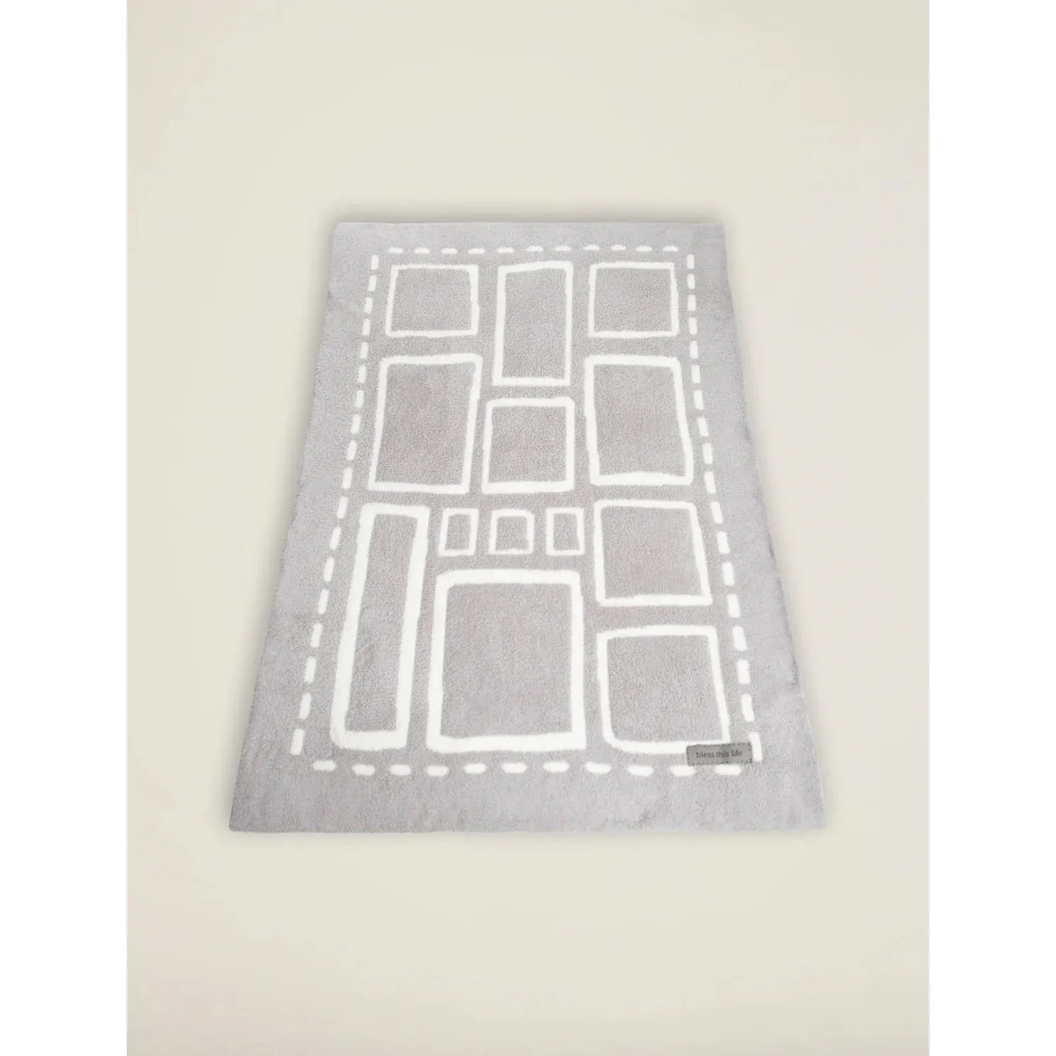 Barefoot Dreams CozyChic Covered in Prayer Throw Blanket ~ Oyster and Pearl Bless This Life - Image 3