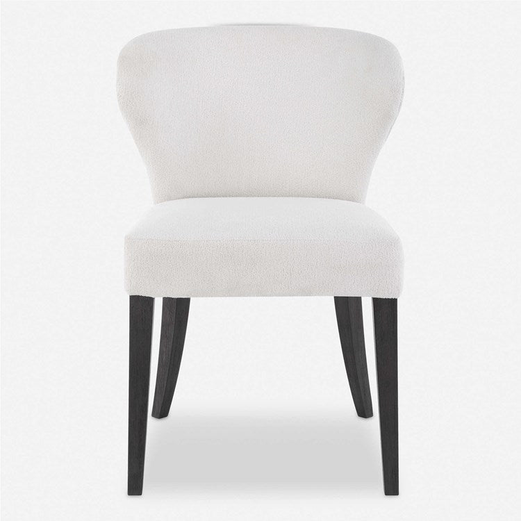 Uttermost Whisper Off White Boucle Set of 2 Dining Chairs - Image 2
