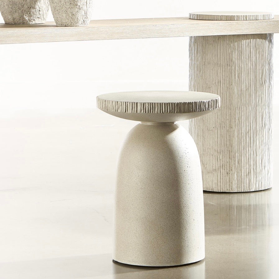 Bernhardt Loft Antibes Collection Round Accent Table ~ 19 Inch