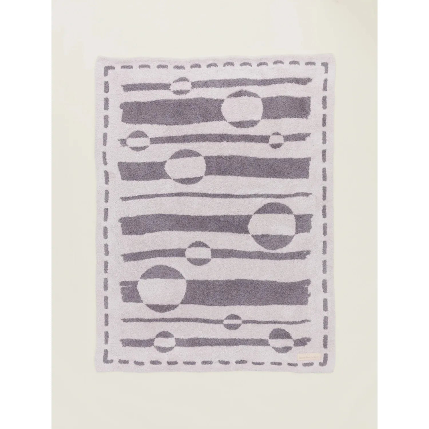 Barefoot Dreams CozyChic Covered in Prayer Throw Blanket ~ Stone and Beachrock Hope For Peace - Image 3