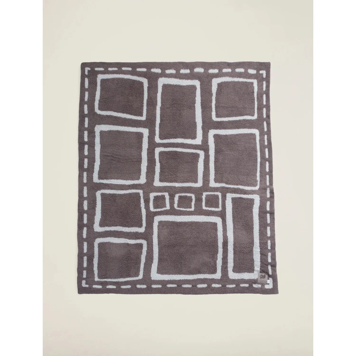 Barefoot Dreams CozyChic Covered in Prayer Throw Blanket ~ Ocean and Charcoal Hope For Peace - Image 2