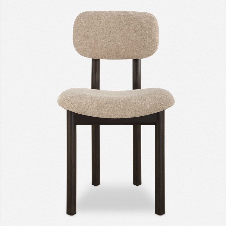 Uttermost Sculpt Sand Unholstered Fabric Set of 2 Dining Chairs - Image 2