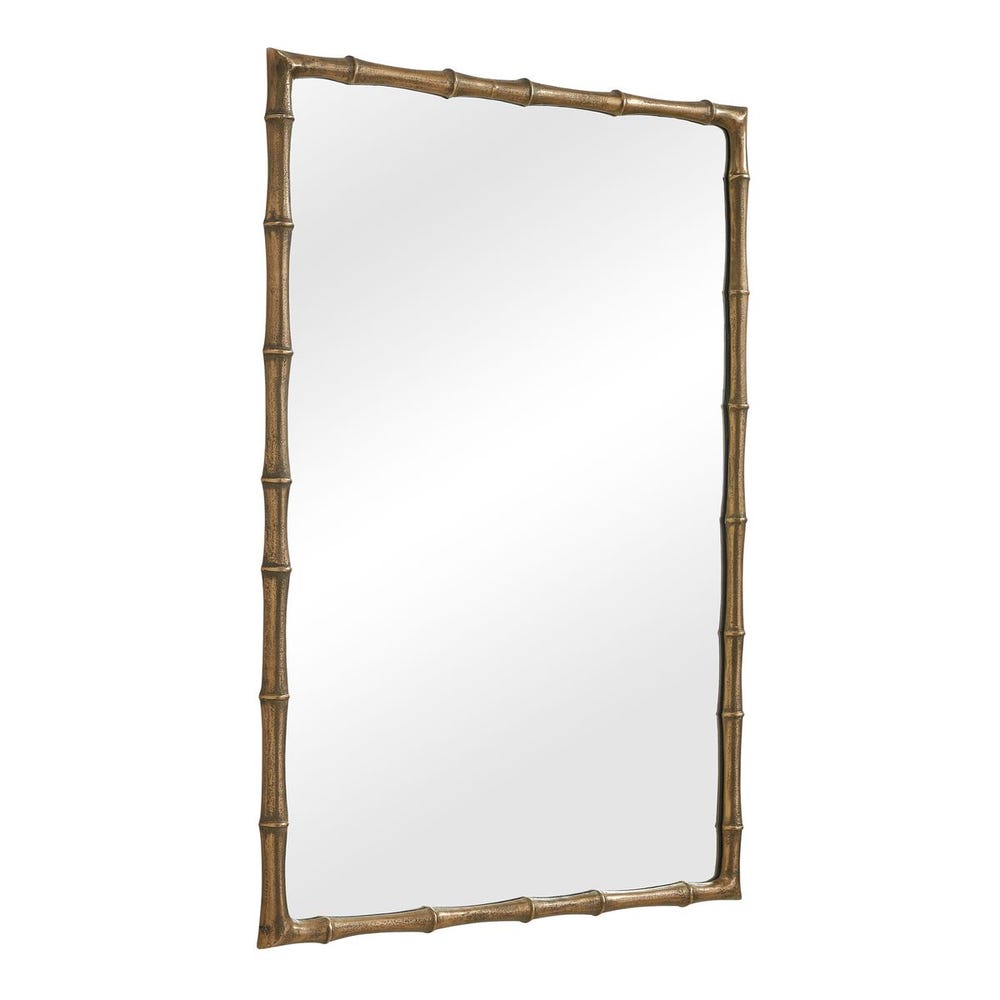 Uttermost Brass Bamboo Transitional Mirror - Image 2