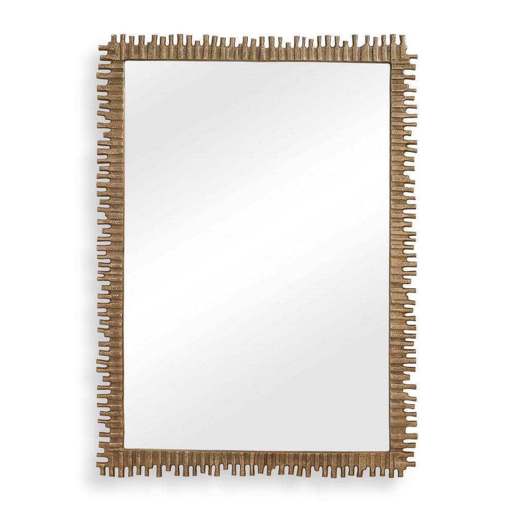 Uttermost Soto Plated Antique Brass Mirror - Image 1