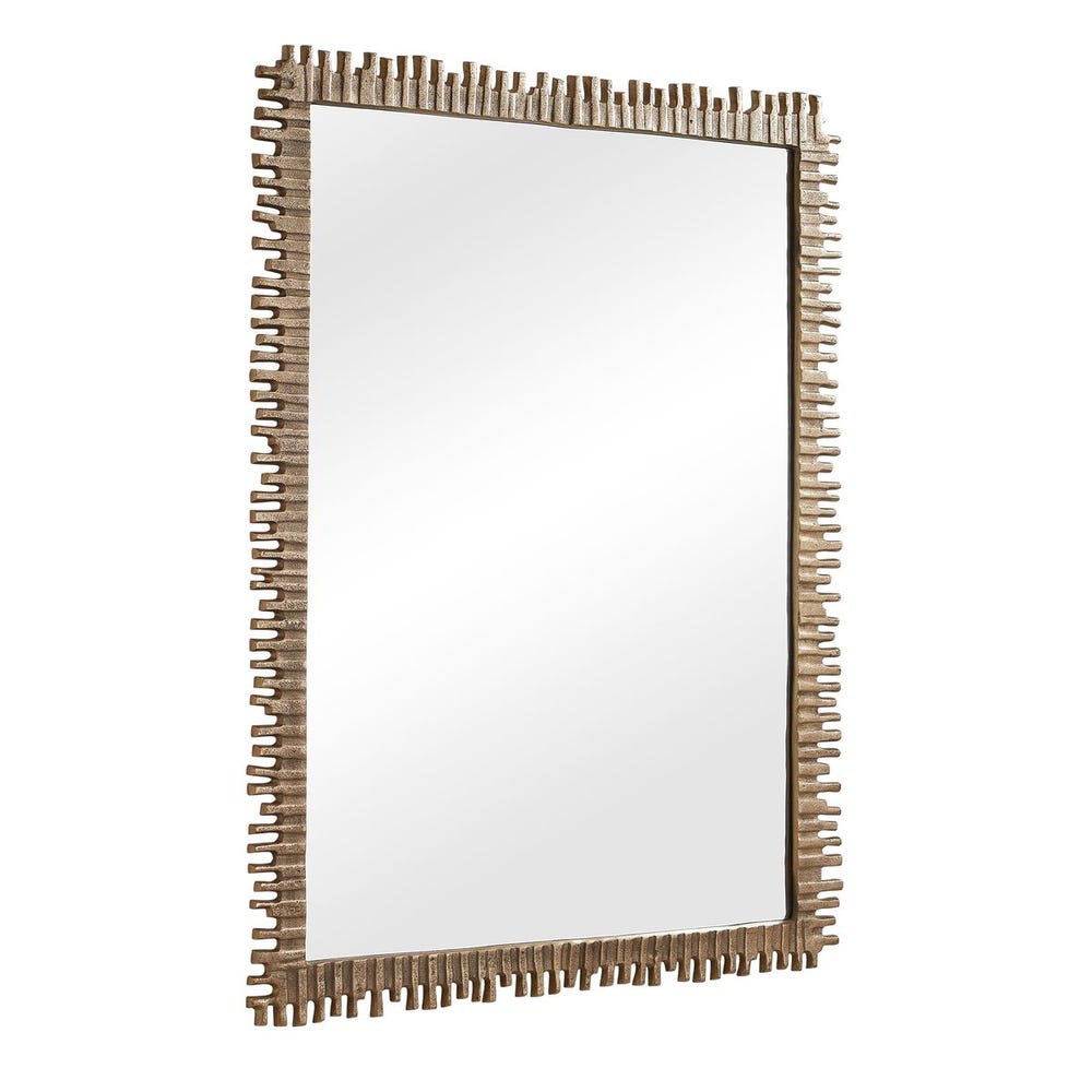 Uttermost Soto Plated Antique Brass Mirror - Image 2