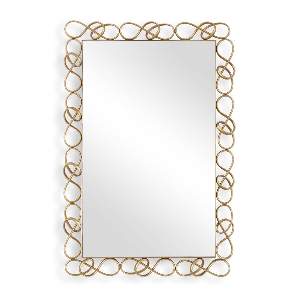 Uttermost Twist It Infinity Loop Antique Brass Mirror - Image 3