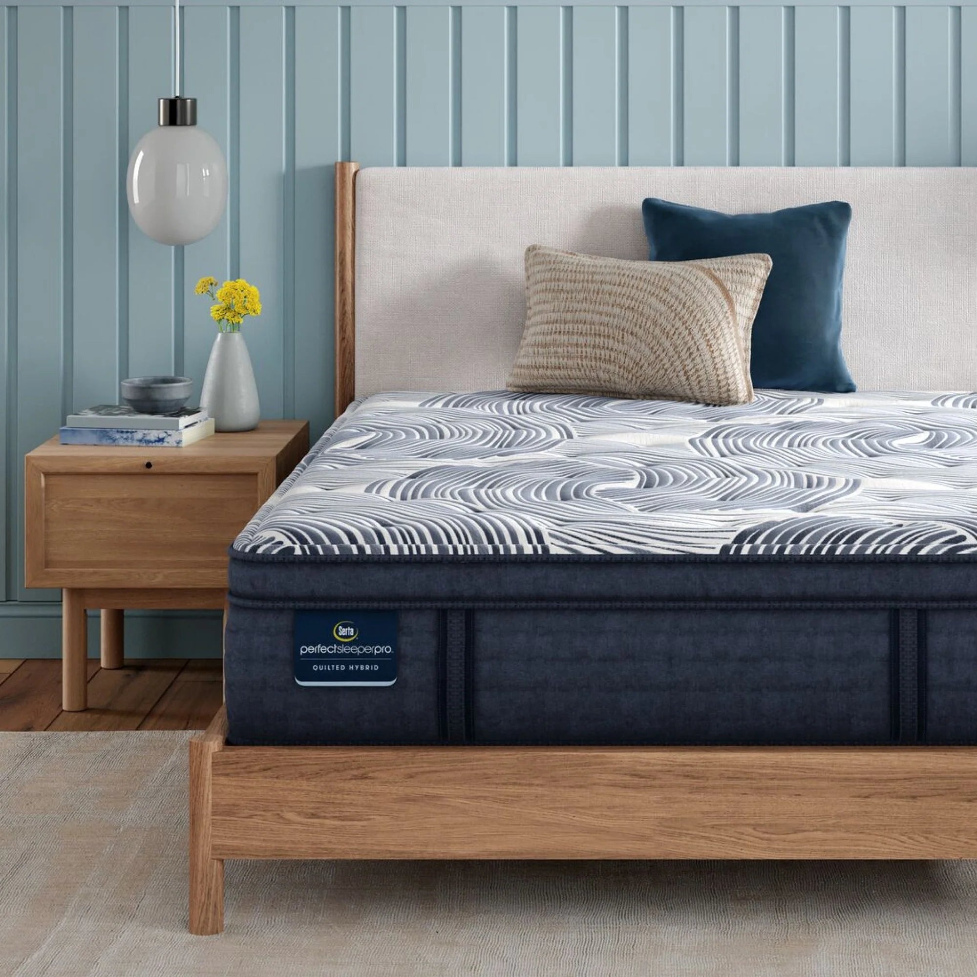 Serta Perfect Sleeper Pro Edinburgh Mattress Level Two Plush Pillow Top ~ Available in Twin XL, Queen, King and Cal King Sizes